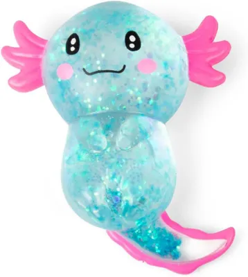 Productafbeelding van Sugar axolotl sensorisch fidgetspeelgoed - Glitter squishy stressverminderend speelgoed - 4 kleuren beschikbaar