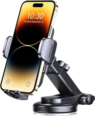 Produktbild von Autotelefonhalter mit 360° Rotation für Armaturenbrett und Windschutzscheibe