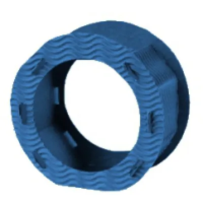 Produktbild von URSUS Runde Laternen 3D Wellpapier, Dunkelblau, 11,5cm, 10Stk.