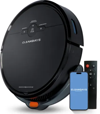 Produktbild von CleanDays D2-001 Staubsauger Saugroboter Wischfunktion Kehrroboter Tierhaare