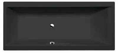 Produktbild von Polysan CLEO Rechteckwanne 180x80x48cm, schwarz matt
