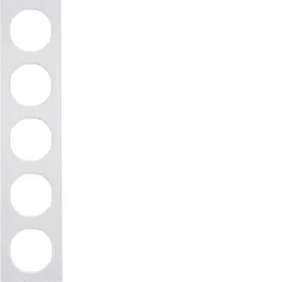Produktbild von Berker 10152289 Rahmen polarweiß, glänzend Berker R.3