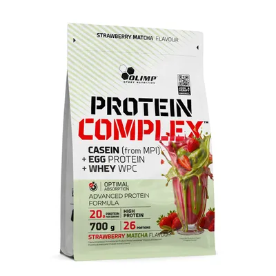 Produktbild von Olimp Protein Complex Molkenproteinkonzentrat Proteinpulver Strawberry Matcha, 700g
