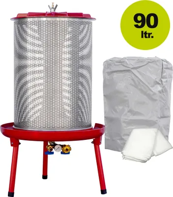Produktbild von Wasserdruck Maische Presse 90 L Aluminum mit Kelterlack Hydropresse, Apfelpresse