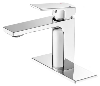Produktbild von Badarmatur Chrom, Einhebelmischer, Einlochmontage, für Badezimmer und Toilette