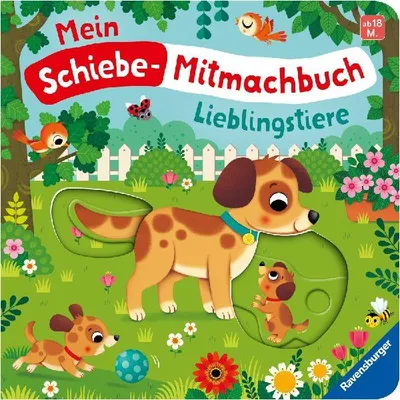 Produktbild von Mein Schiebe-Mitmachbuch - Lieblingstiere