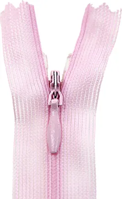 Produktbild von 1 Reißverschluss spiral verdeckt, 40cm, unteilbar, Naht verdeckt,133 baby pink
