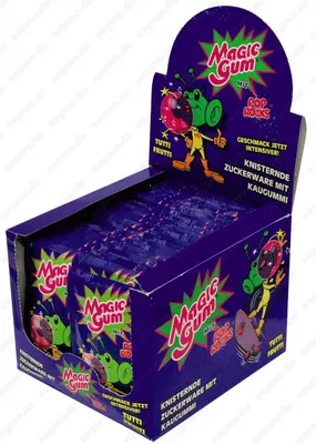 Produktbild von Magic Gum® Tutti Frutti 50stk. Im Displaykarton