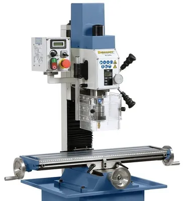Produktbild von Fräsmaschine KF25 20mm Fräse 63mm Spindelhub 230V ohne Digitalanzeige Fräser