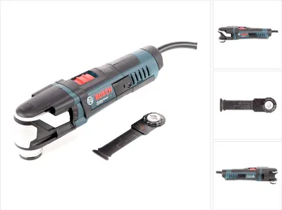 Zdjęcie produktu dla Bosch GOP 55-36, Szlifowanie, Piłowanie, Skrobanie, Czarny, Niebieski, 20000 OPM, 8000 OPM, 1,8°, 92 dB