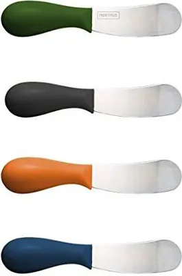 Obrázek produktu pro NERTHUS FIH 329 - Sada sypacích nožů 4 kusy, černá, zelená, modrá, oranžová
