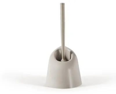 Produktbild von Perfekter Eck-Toilettenbürstenhalter Merlino Weiß 13x13x39 cm
