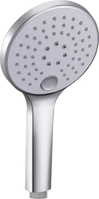 Produktbild von Duschkopf mit 3 Strahlen - Hochdruck Handbrause - Chrom