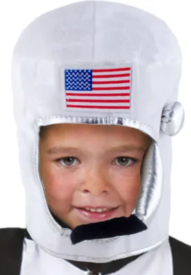 Produktbild von Astronauten Helm für Kinder | Weiß - Zubehör Weltraum Kostüm