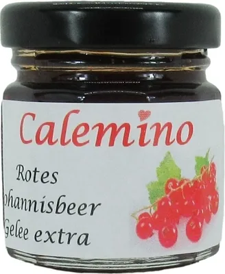 Produktbild von Rotes Johannisbeer-Gelee extra mit braunem Rohrzucker 50g