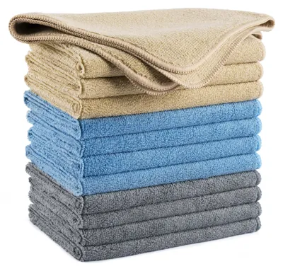 Mikrofasertücher 12er-Pack 35,6 x 35,6 cm