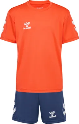 Produktbild von HUMMEL hmlLOGO SET KIDS NASTURTIUM/DARK DENIM NASTURTIUM/DARK DENIM 164
