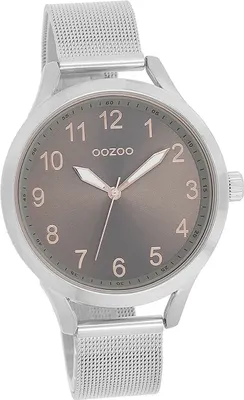 Obrázek produktu pro Oozoo kovové dámské hodinky analogové quartzové hodinky náramek stříbrné Hodinky D2UOC9116A