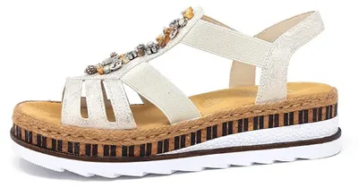 Immagine prodotto di Sandali da donna Rieker, beige, adatti al tempo libero