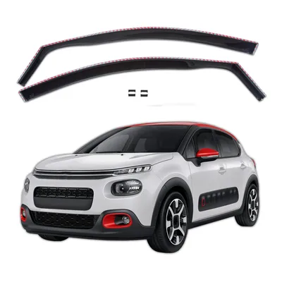 Image de GP Déflecteurs Deflecteurs D'Air Pour Citroen C3 3 2016-2023 5 Portes 2pcs, Aérodynamique, Montage Facile