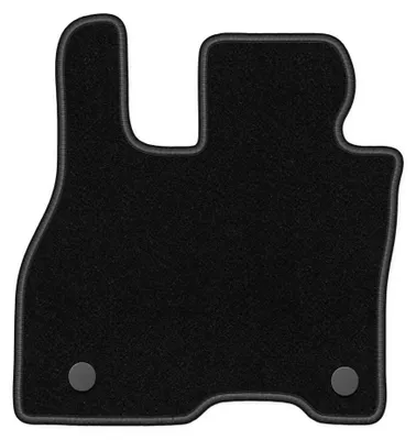 Immagine prodotto di Tappetino guidatore in moquette per Nissan Leaf II 2017- (hatchback) – 1 pezzo, nero, su misura – Wielganizator BASIC