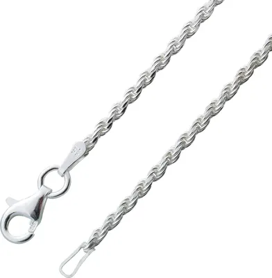 Produktbild von Dookie Rope Kette 1,5mm Sterling Silber 925 massiv  42