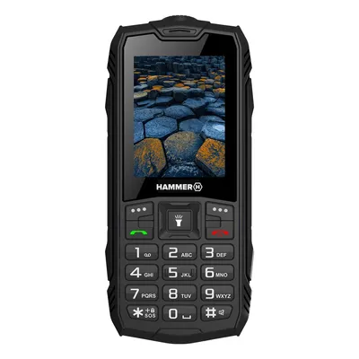 Produktbild von HAMMER Basalt, Baustellenhandy, wasserdicht, staub- und schmutzabweisend, robust
