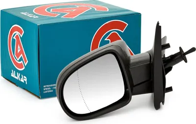 Produktbild von ALKAR 6164177 Außenspiegel Seitenspiegel Links für RENAULT TWINGO II (CN0) Asphärisch