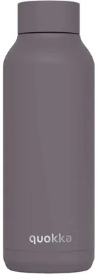 Image de Quokka, bouteille isolante 510ml en acier inoxydable double paroi anti-fuite, gris foncé