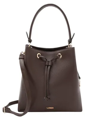 Productafbeelding van L.CREDI schoudertas schoudertas Ebony Hobo Chocolate donkerbruin