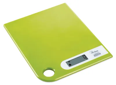 Zdjęcie produktu dla Ardes AR1PA1, Elektroniczna waga kuchenna, 5 kg, 1 g, Zielony, Blat, Prostokąt