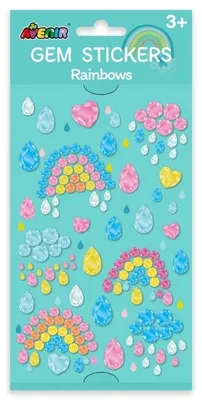 Image de AVENIR Gem Stickers Rainbow