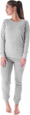 Produktbild von Black Snake Thermounterwäsche Damen Set mit Innenfleece, 2-tlg. - L - Grau