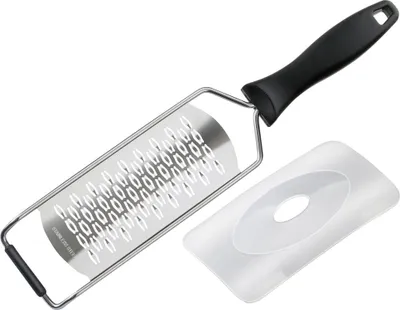 Immagine prodotto di Fmprofessional Grattugia da cucina, per formaggio, frutta secca, cioccolato, scorze di agrumi, 32x6,5 cm