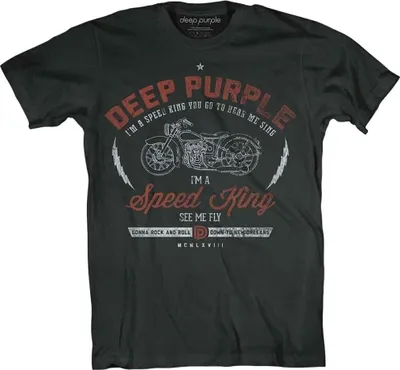 Obrázek produktu pro Deep Purple Speed King Black L Tričko