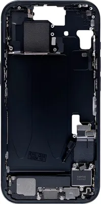 Image de Clappio, boîtier central de rechange pour Apple iPhone 15, noir