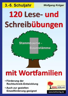Produktbild von 120 Lese- und Schreibübungen mit Wortfamilien