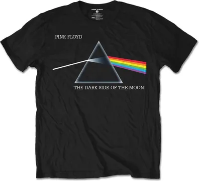 Image de Pink Floyd - "Dark Side Of The Moon" T-shirt pour homme/femme unie RO4104 (5XL) (Noir)