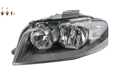 Obrázok produktu pre Johns, svetlomet vhodný pre Audi A3 8P 05/03-07/08 ?avý + žiarovka