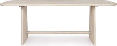 Produktbild von Tisch Elisheva 200 x 96 x 74 cm Mango Beige/Weiß