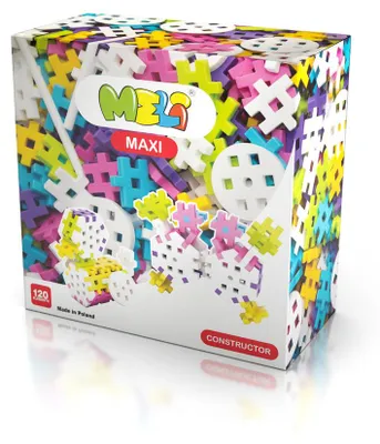 Produktbild von Meli Maxi Constructor Pink Set – 120 kreative Bausteine für Mädchen ab 1 Jahr