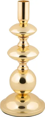 Produktbild von Present Time - Kerzenständer Dazzle Large - Gold - Ø10cm