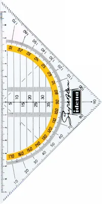 Produktbild von 10x IDENA Superflex Geo-Dreieck Geometriedreieck / biegsam