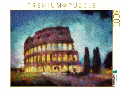 Produktbild von CALVENDO Puzzle Kolosseum in Rom, Italien | 1000 Teile Lege-Größe 64x48cm Foto-Puzzle für glückliche Stunden