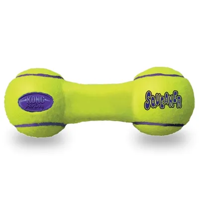 Obrázok produktu pre Kong Dog Hračka SqueakAir Dumbbell M - pískajúca činka