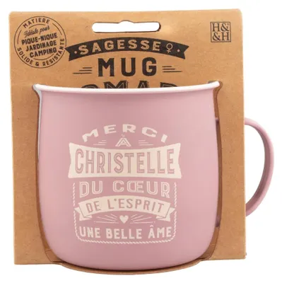 Personalisierte Melamin-Tasse 400 ml, pastellfarben, spülmaschinengeeignet