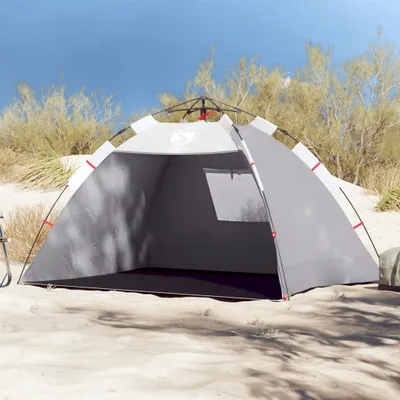 Produktbild von "2026 Promotion" Strandzelt 2 Personen, Familienzelt UV-Schutz, Grau Quick Release Wasserdicht - Campingzelte CC23125
