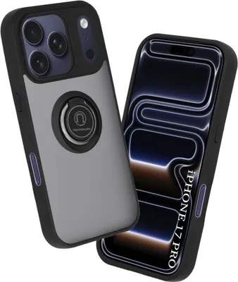 Zdjęcie produktu dla Błyszcząca obudowa dla iPhone 17 Pro - Czarny KP38505