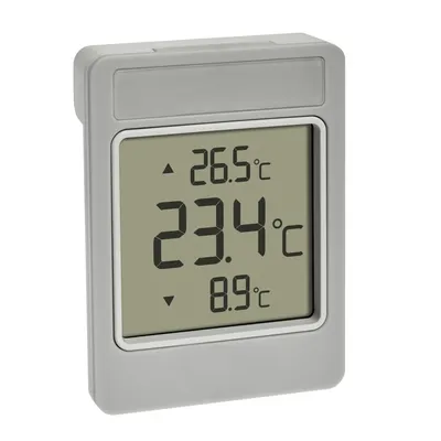 Obrázok produktu pre TFA® 30.1067.15 TFA® 30.1067 WINDOO Thermometer silber