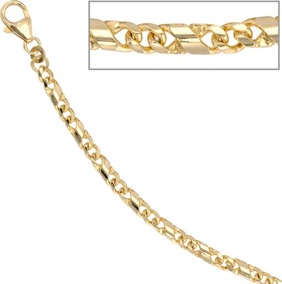 Produktbild von JOBO Armband 333 Gold Gelbgold massiv 19 cm Karabiner